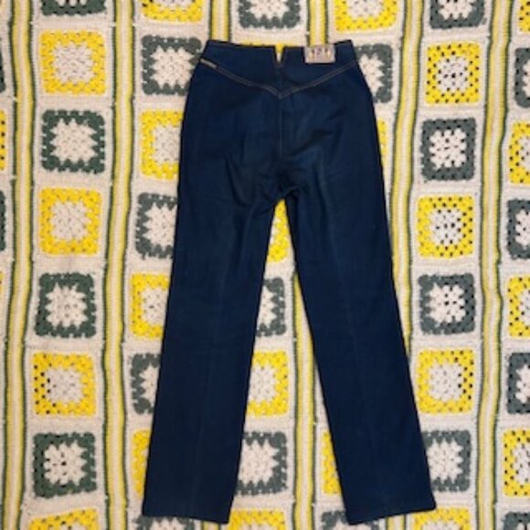1980s Vintage Rag City Blues  Double Button Through Fly, High Waist Jeans - Picture 2 of 11
